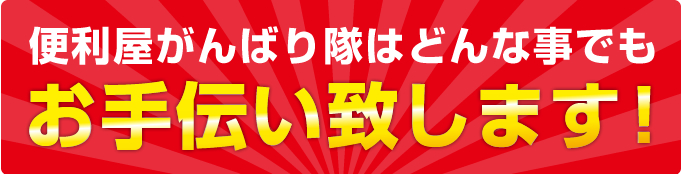 がんばり隊どんな事でもお手伝い致します